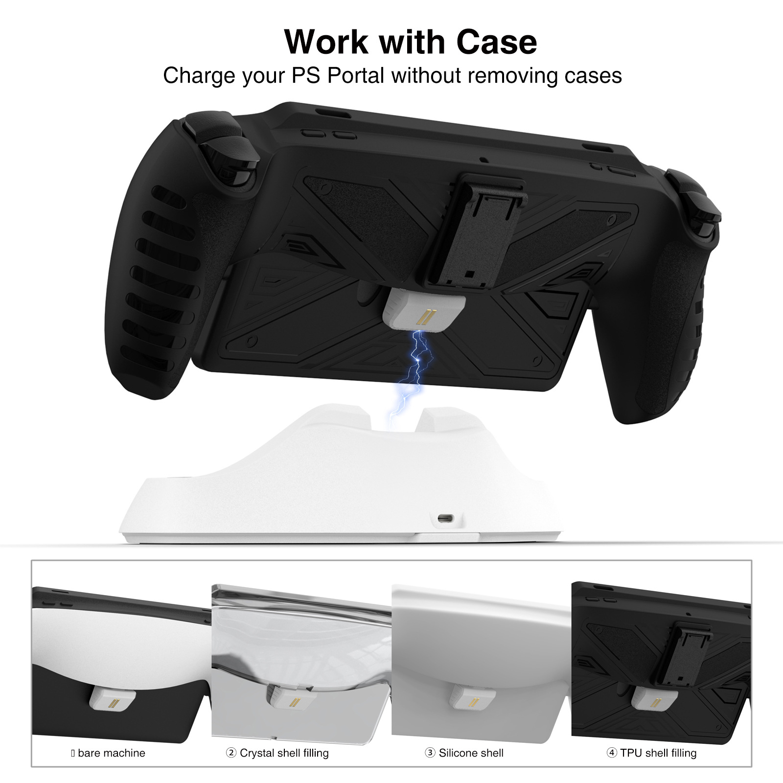 PlayStation Portal handheld console charging base PS5 Portal streaming machine base HC-P3711