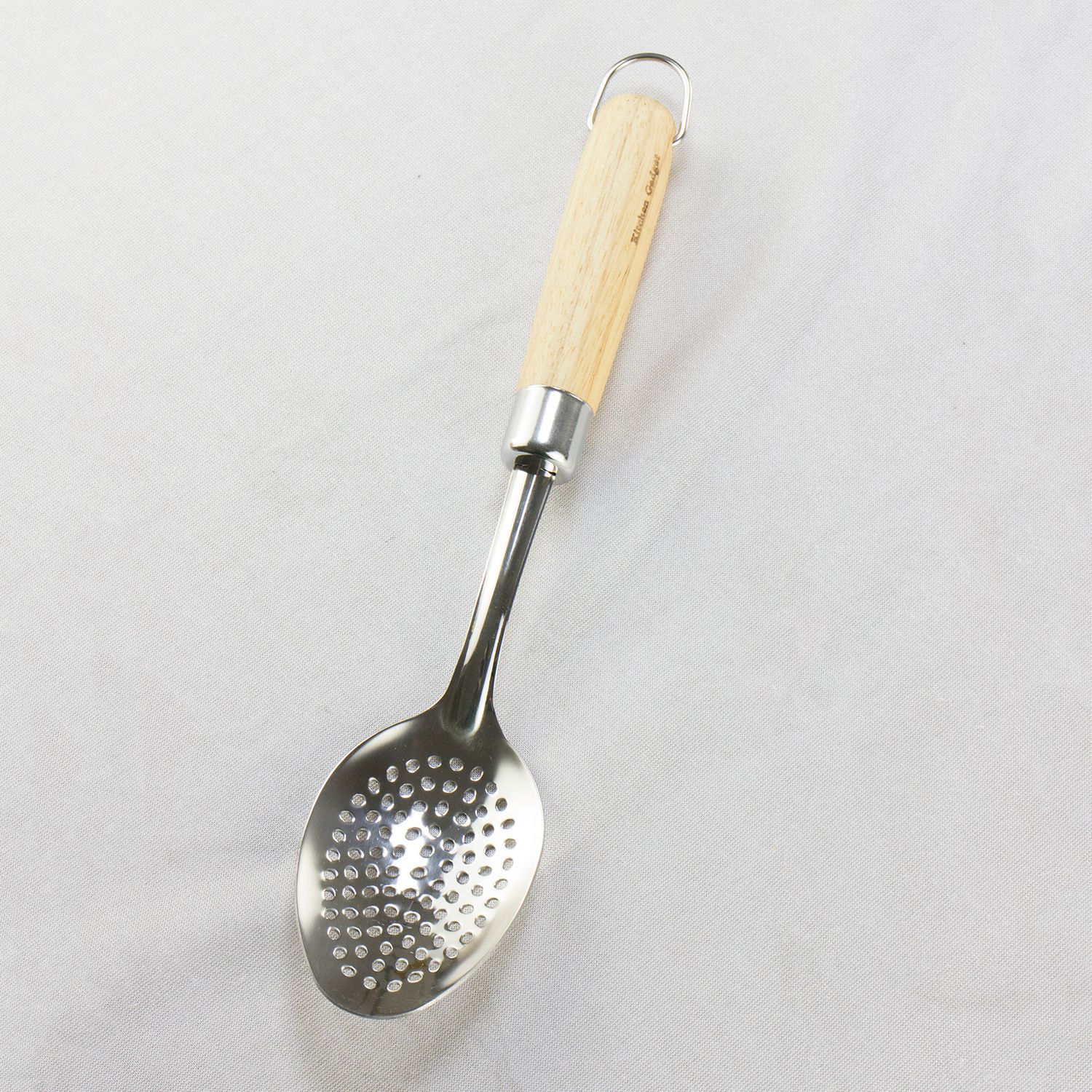 201 stainless steel wooden handle spatula soup spoon kitchen supplies cooking slotted spatula spoon stainless steel kitchenware serving spoon set