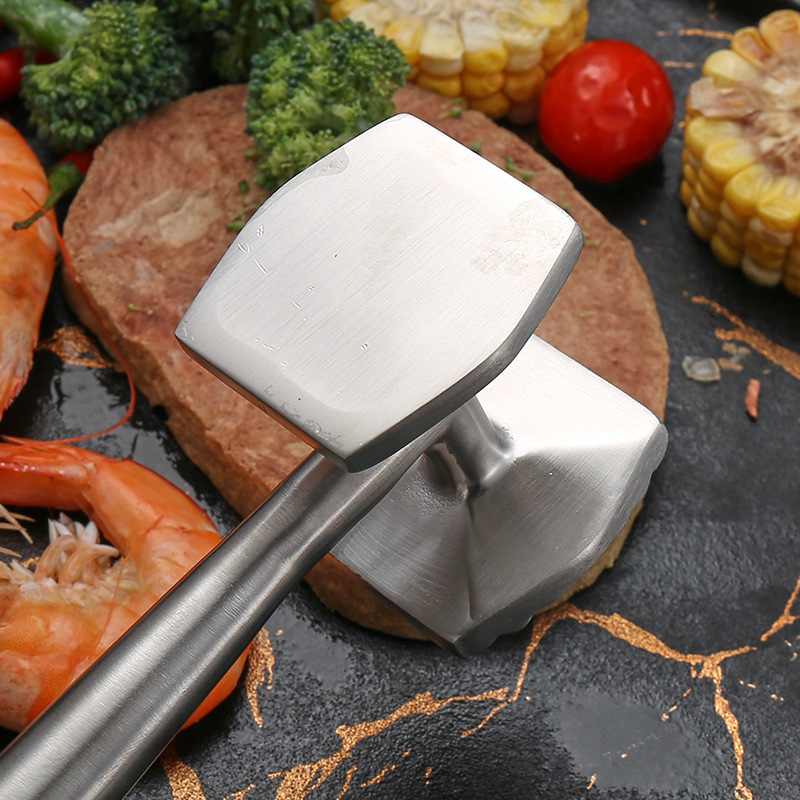 Meat tenderizer 304 stainless steel kitchen meat mallet household meat tenderizer kitchen tool