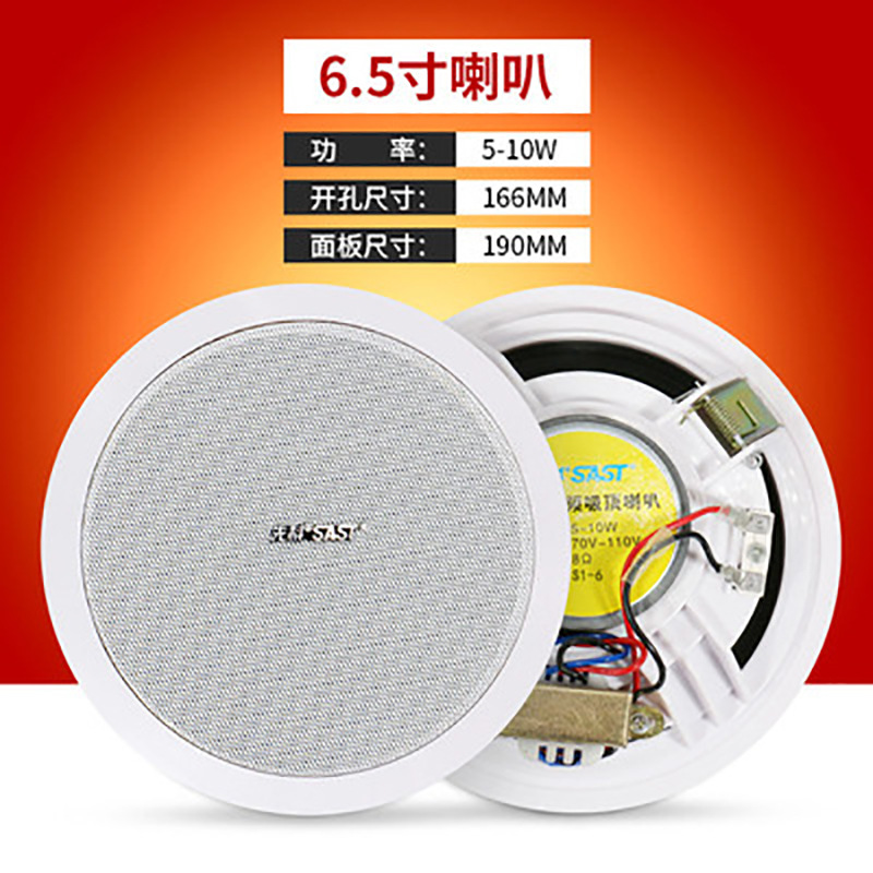 S1-6  6.5寸定压吸顶喇叭