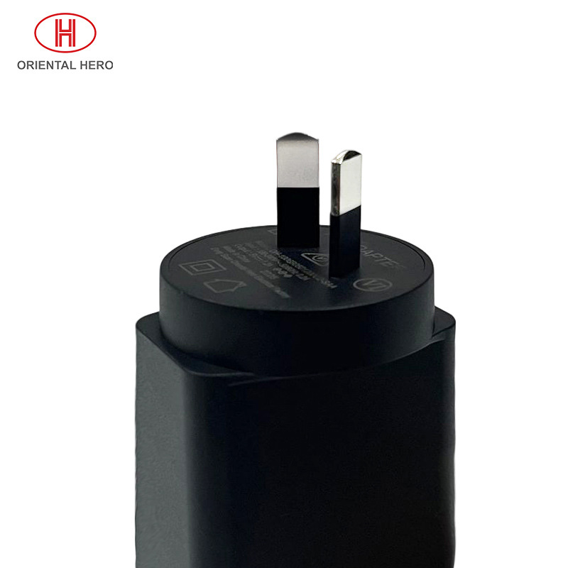 5V2A Australian Standard Power Adapter, FCC/3C/ETL Certified Surveillance LED Cabinet Light Set-Top Box Power Adapter