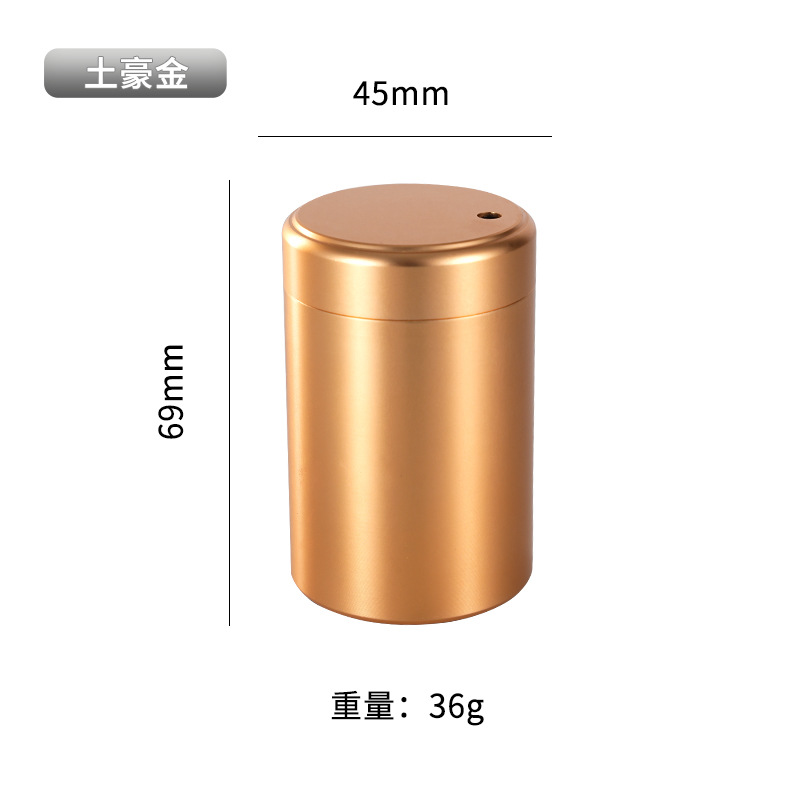 New Toothpick Holder Wind Toothpick Can Hotel Restaurant Aluminum Titanium Alloy Portable Toothpick Barrel