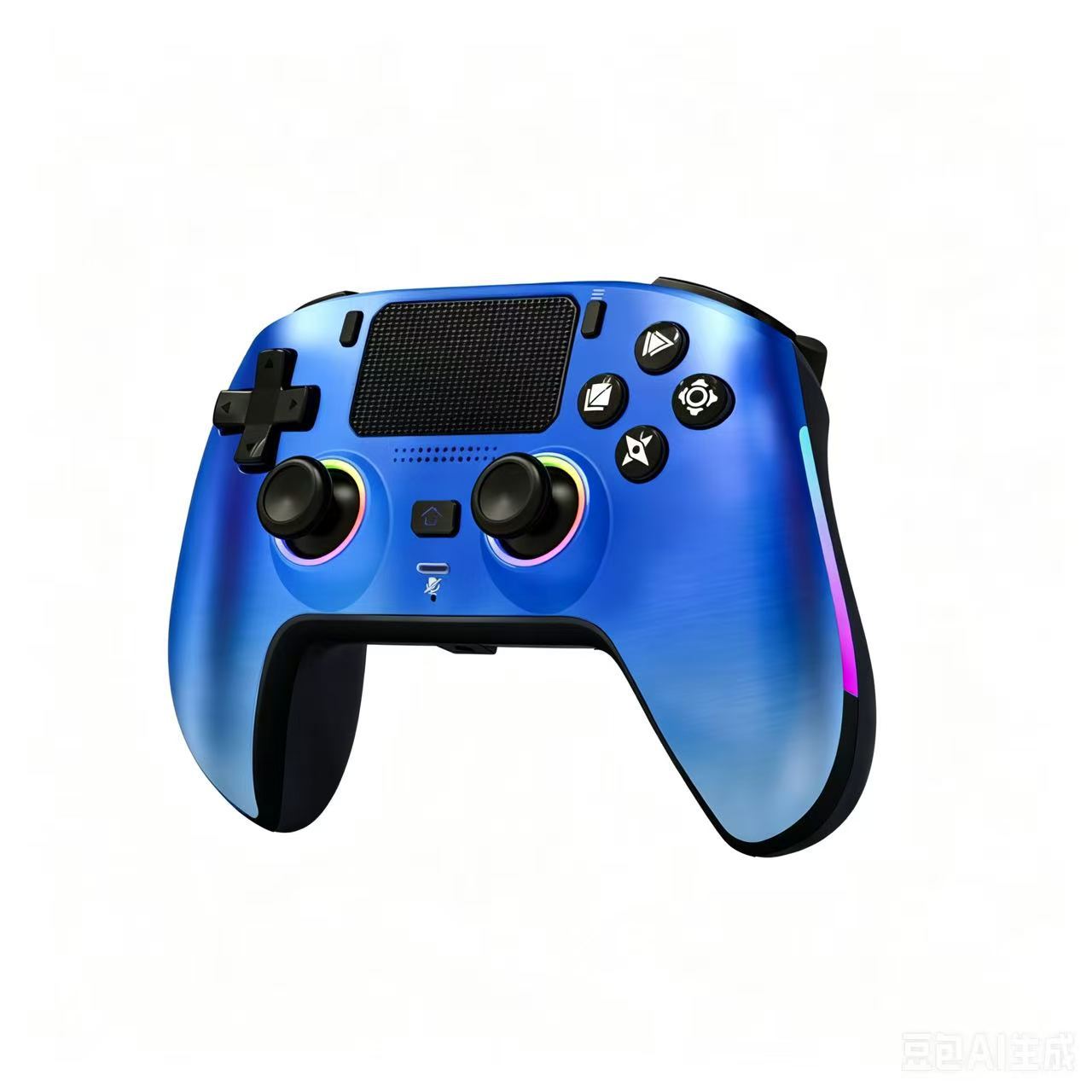 New PS5 game controller magnetic cover RGB lighting macro programming microphone wireless Bluetooth Hall ps5 controller