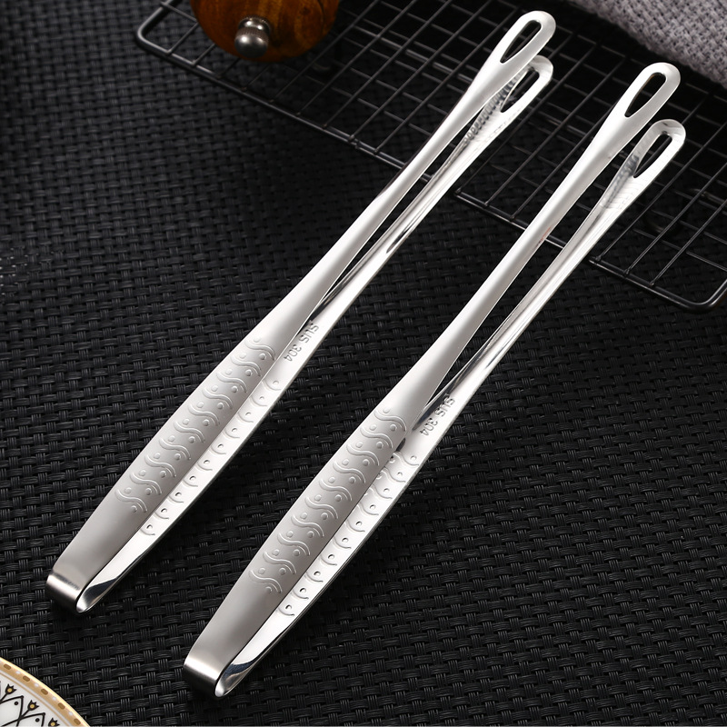304 stainless steel food clip kitchen barbecue grill clip steak clip buffet restaurant cooking food clip