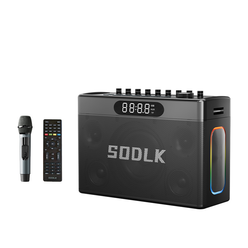 New S1127PLUS Digital Sound Card Bluetooth Speaker Outdoor High Power Square Dance Audio Portable Speaker