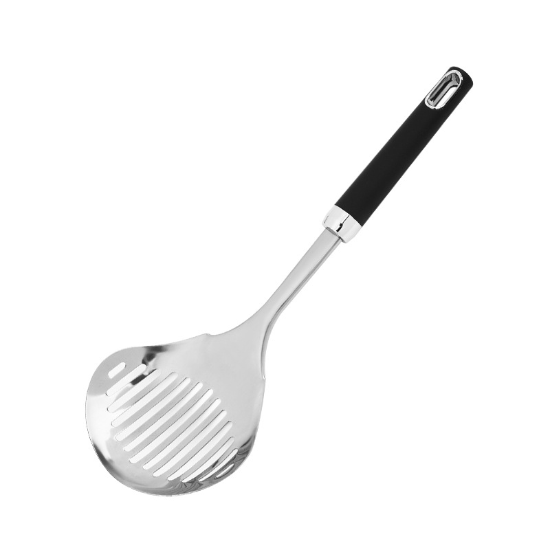 Stainless steel 8-piece kitchen utensil set slotted spoon spatula slotted spatula colander ladle multi-functional household