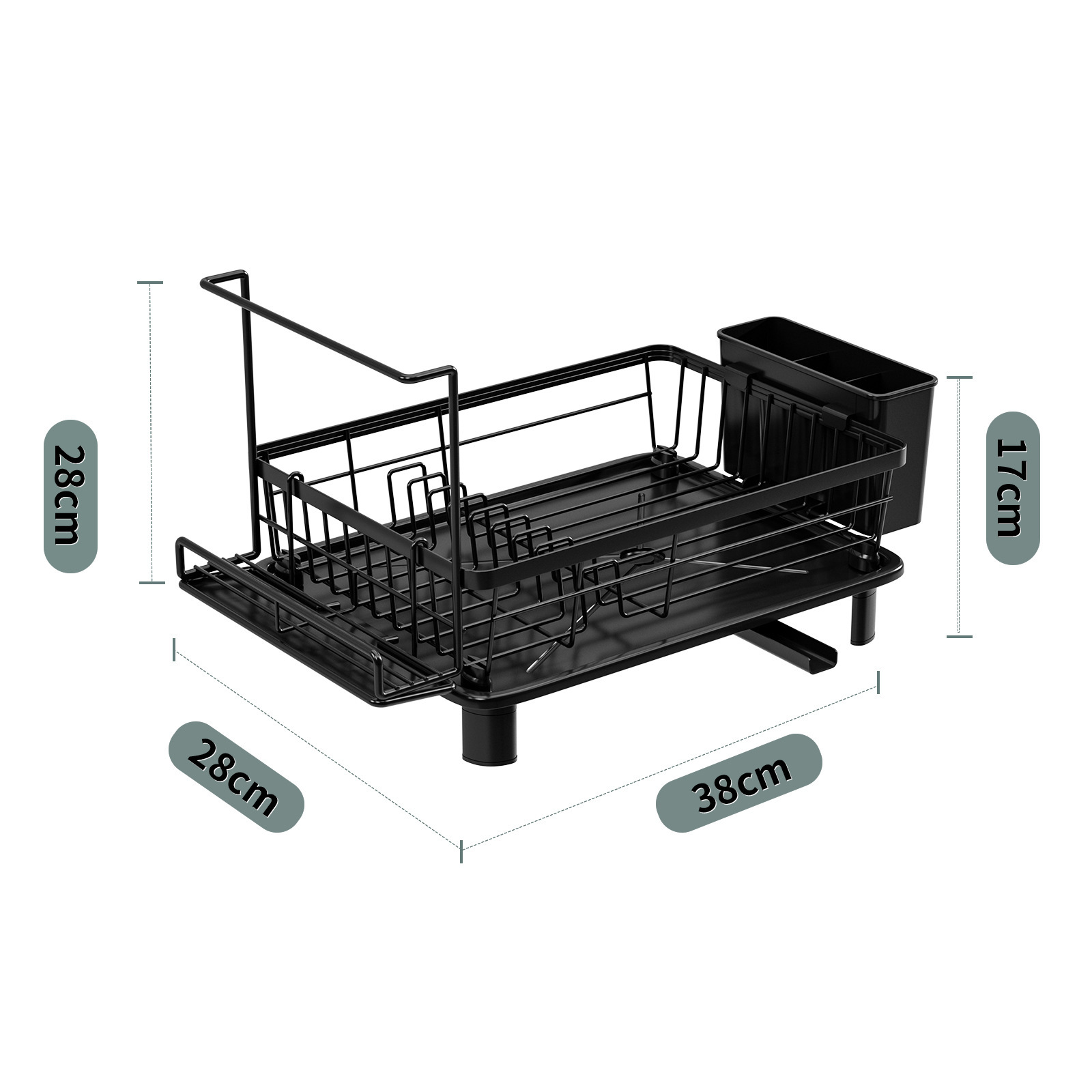 Bowl dish rack kitchen storage rack draining rack storage rack chopstick holder dishcloth rack multifunctional