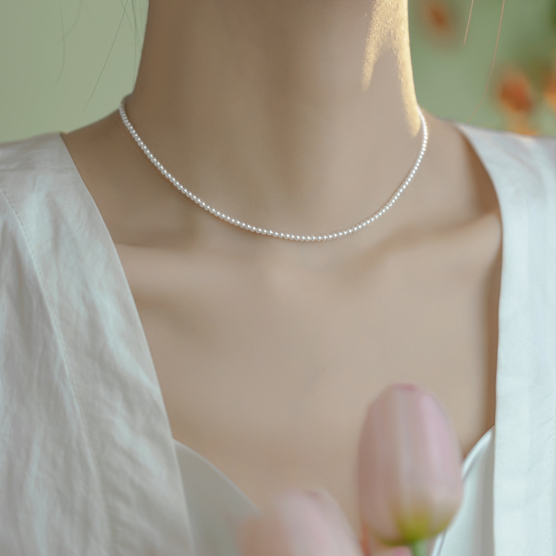 Qingdao giant fine Czech pearl necklace choker four-season accessories women's beads