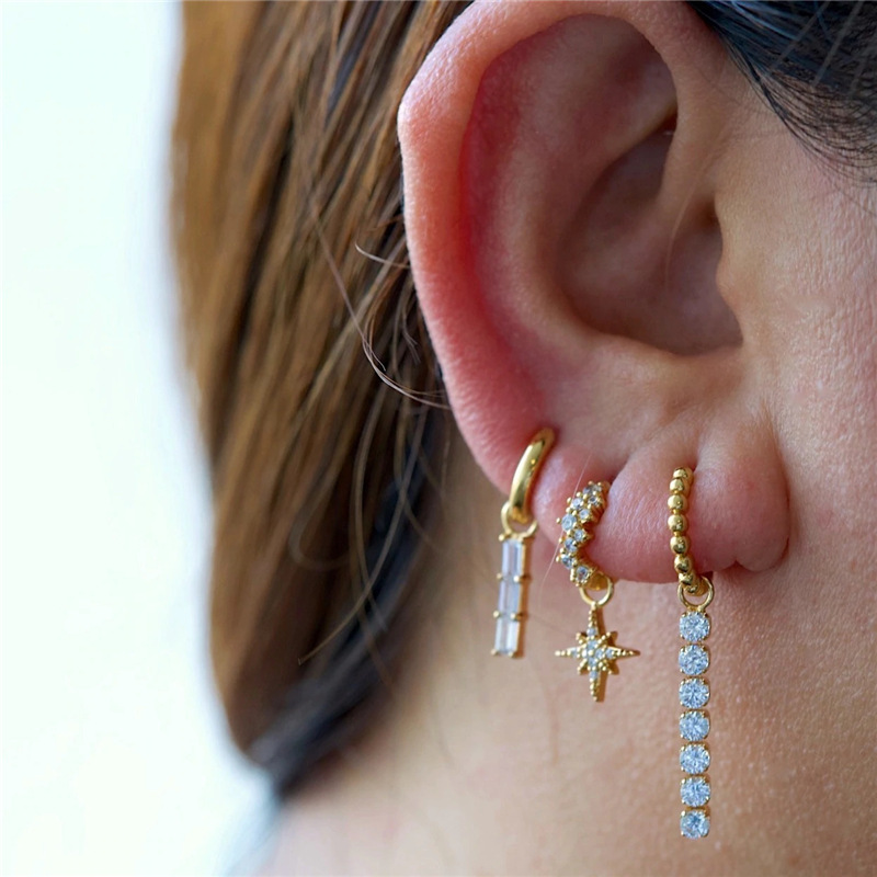S925 sterling silver natural pearl earrings women freshwater pearl earrings pendant work outfit earrings