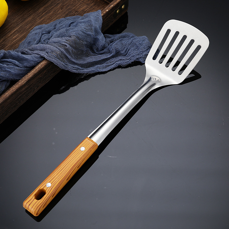 304 outdoor barbecue tongs stove tea camping grill steak tongs food tongs public tongs wooden handle original style