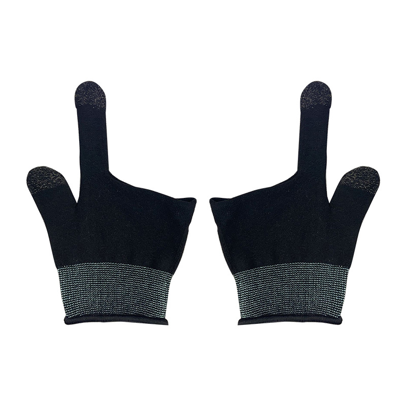 Game Finger Sleeves Touch Screen Gloves Breathable Lightweight Anti-Sweat Warm Honor of Kings Chicken Dinner E-Sports Mobile Game Five-Finger Gloves