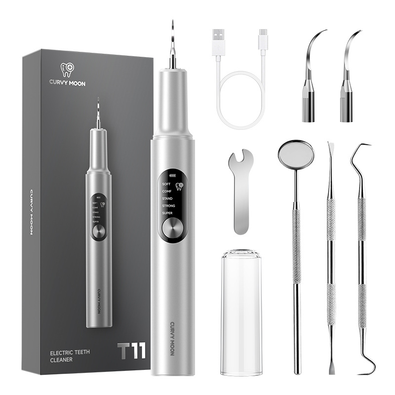 Ultrasonic tooth cleaner, Yue'er Wanwan, removes tartar and smoke stains, water flosser, whitening device, electric tooth cleaner, tooth cleaning