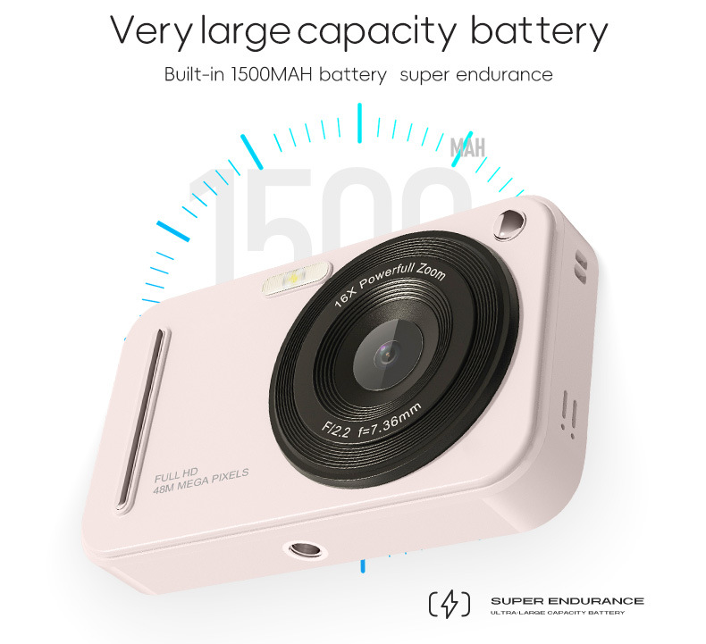 Student Camera 72MP CCD Digital Camera 16x Optical Zoom HD Photography Sports Camera
