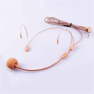 Children's Stage Chorus Performance Fake Headset Microphone Prop Wireless Lip-sync Headworn Microphone for Adults