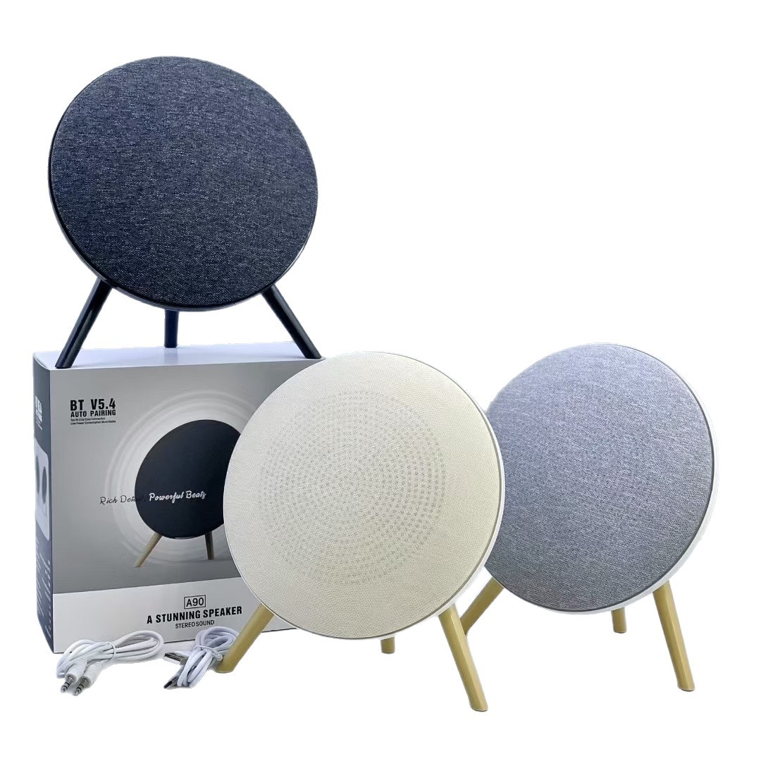 New A90 UFO Bluetooth Speaker Outdoor Portable Wireless Stand Home Desktop High Power Subwoofer