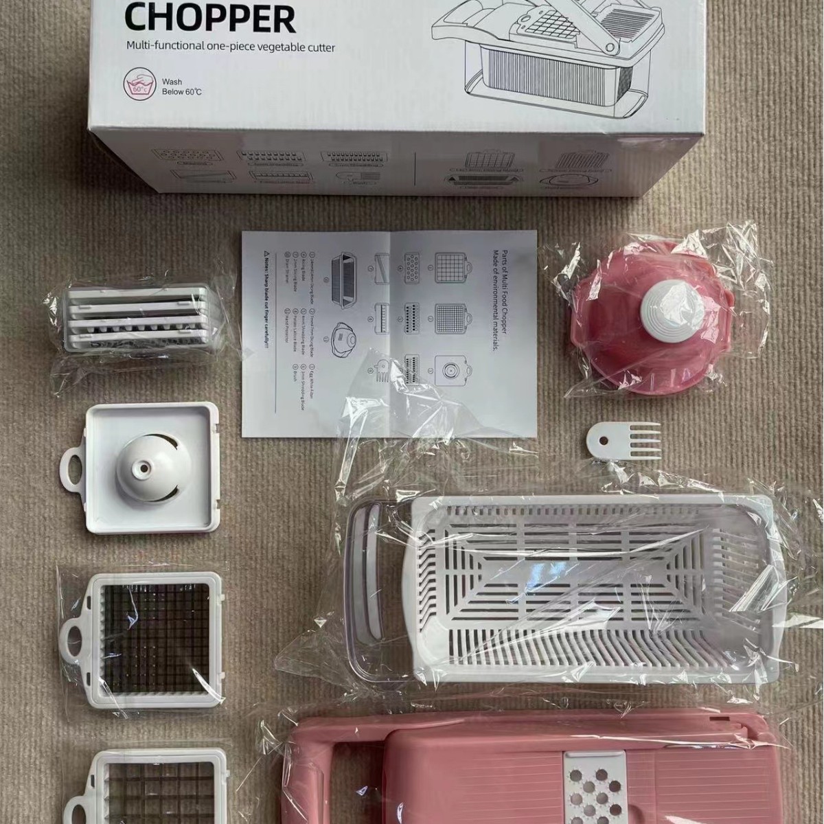 Multi-functional Kitchen Vegetable Cutter Potato Slicer Dicer Grater Slicer Machine