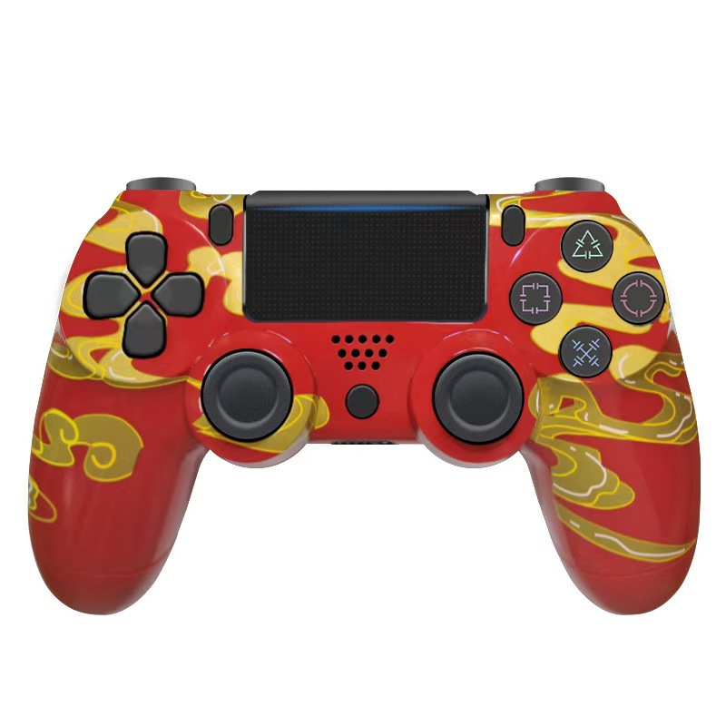 Gamepad P4 Bluetooth 26 colors optional arcade console computer dual vibration six-axis PC earphone bundle storage bag