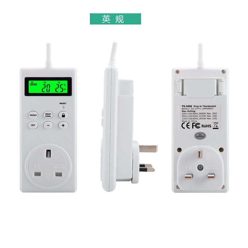 Socket Electronic Timer Kitchen Timer Switch Power Plug Electric Vehicle Charging Reminder Automatic Shut Off