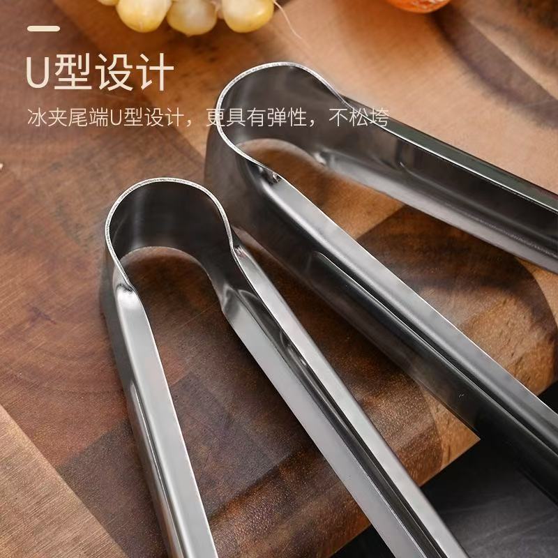 304 stainless steel half-round clip, restaurant towel clip, full-round food clip, kitchen steak barbecue food clip tool