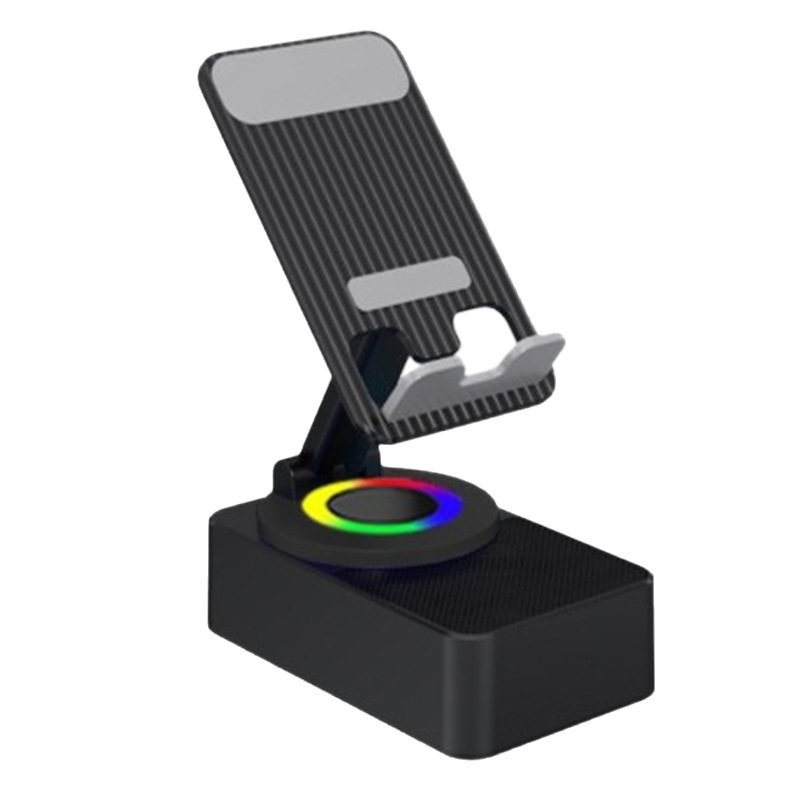 Multifunctional three-in-one desktop phone holder Bluetooth speaker power bank wireless audio high sound quality