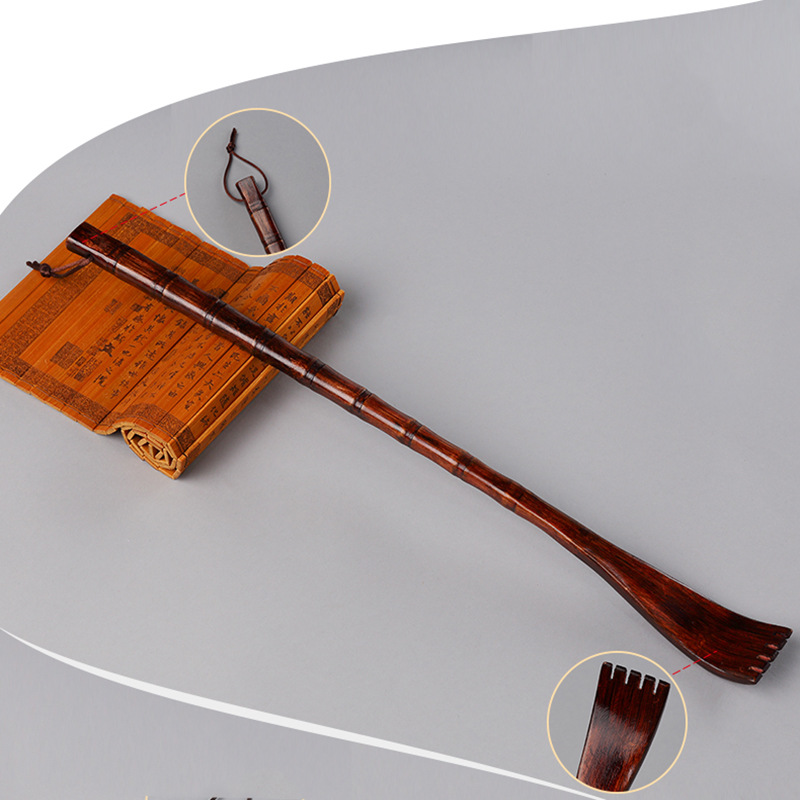 Long-handled wooden back scratcher, back scratcher, back scratching massage tool, filial son hand, old man's joy
