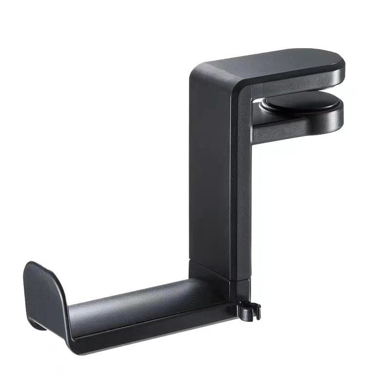 Clip-on headphone stand for desk edge, gaming headset hanger storage stand no drilling needed