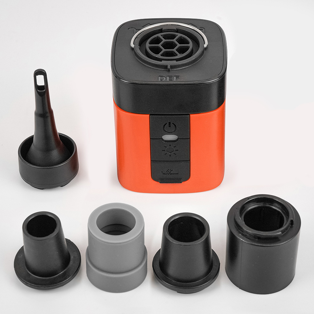 Wireless Outdoor Inflatable Pump Electric Mini Dual-Purpose Suction Inflatable Pump Outdoor SOS Emergency Signal Light