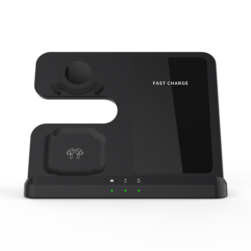 Private mold multi-function three-in-one wireless charger for Samsung phones watches earphones fast charging wireless charger