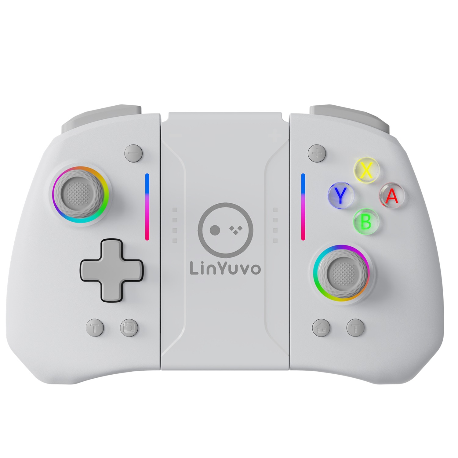 LinYuvo Lianyou switch joy con bluetooth handle colorful RGB light strip back button wireless left and right handle