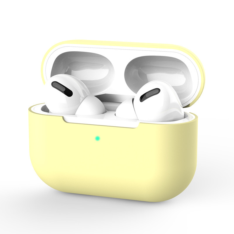 Suitable for Apple Headphone Protective Case AirPods Pro Silicone Headphone Case Wireless Bluetooth Headphone Protective Cover