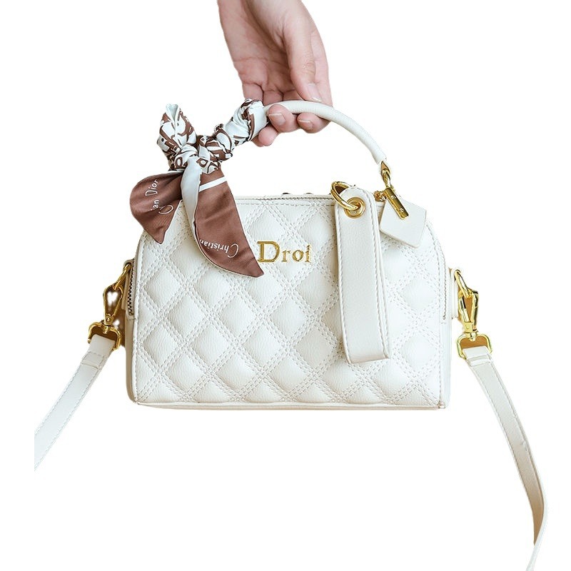 Genuine leather women's bag small fragrance style bag women's handbag 2026 new large capacity single shoulder crossbody bag