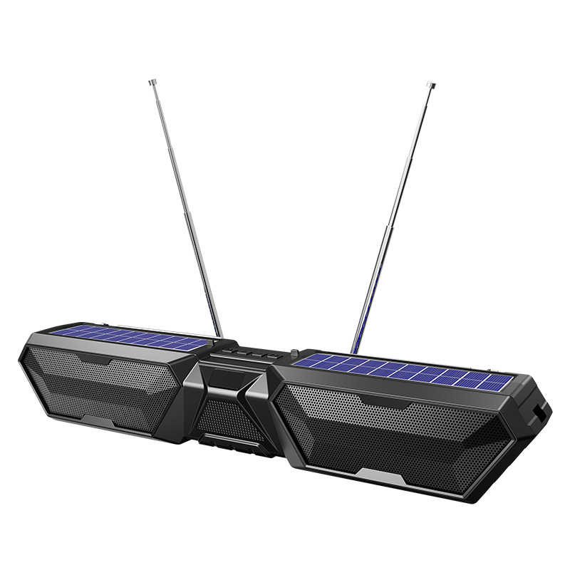 Solar Audio Bluetooth Outdoor Speaker Long Strip Radio Bluetooth Speaker Wireless Soundbar
