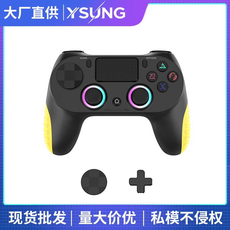 P4 Wireless Bluetooth Game Controller Six-Axis Vibration with Light P4 Game Controller Private Mold Game Controller