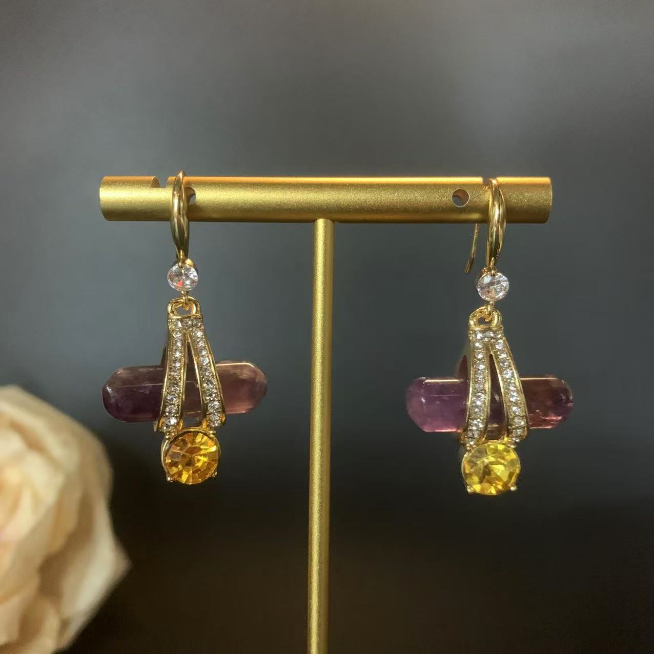 Qingdao vintage accessories collection palace style earring jewelry multi-piece set