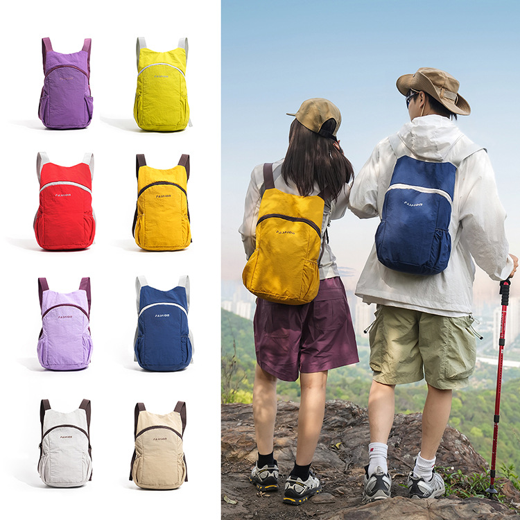 Simple Lightweight Outdoor Backpack Water-Resistant Commute Camping Travel Backpack