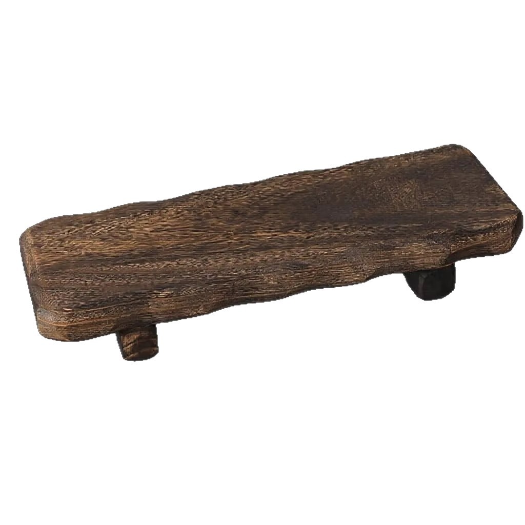 Wooden aromatherapy base stand, home decoration candle essential oil desktop display stand, wooden soap storage tray