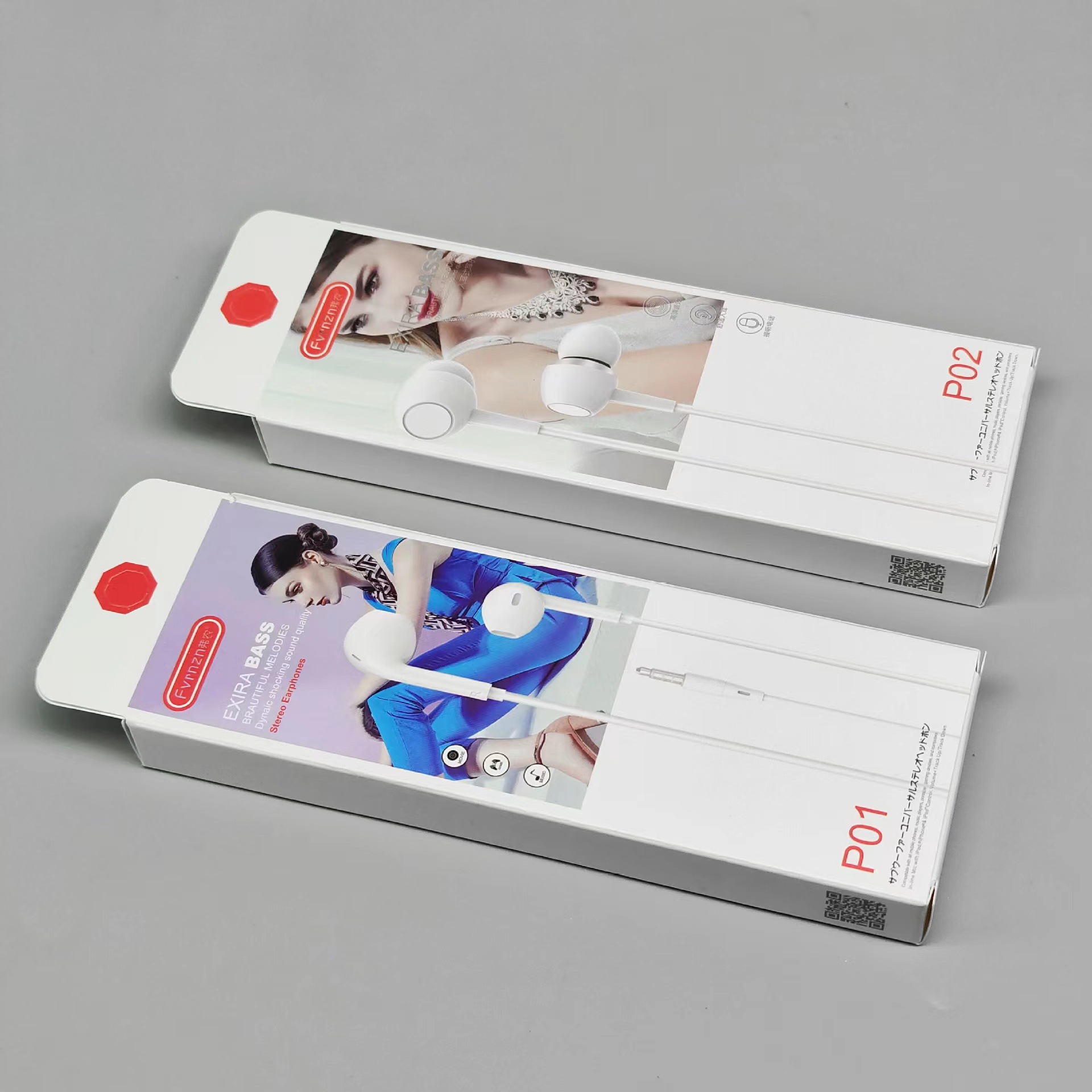 Heavy Bass Earphones Wired 3.5mm for Apple Android Huawei Earphones Packaging Phone Wired Earphones Wholesale
