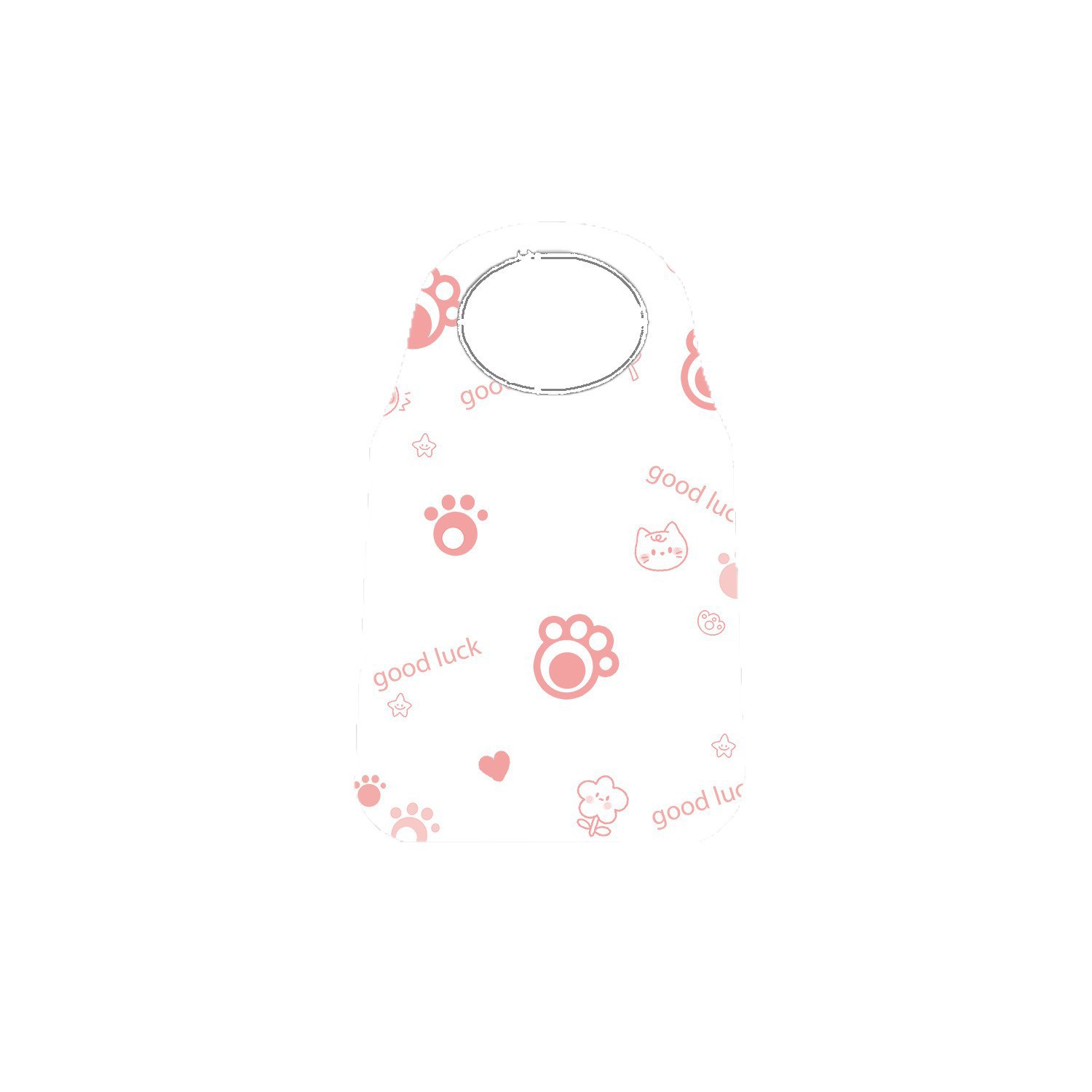 Disposable non-woven apron breathable thickened love apron family dining eating barbecue restaurant cover apron