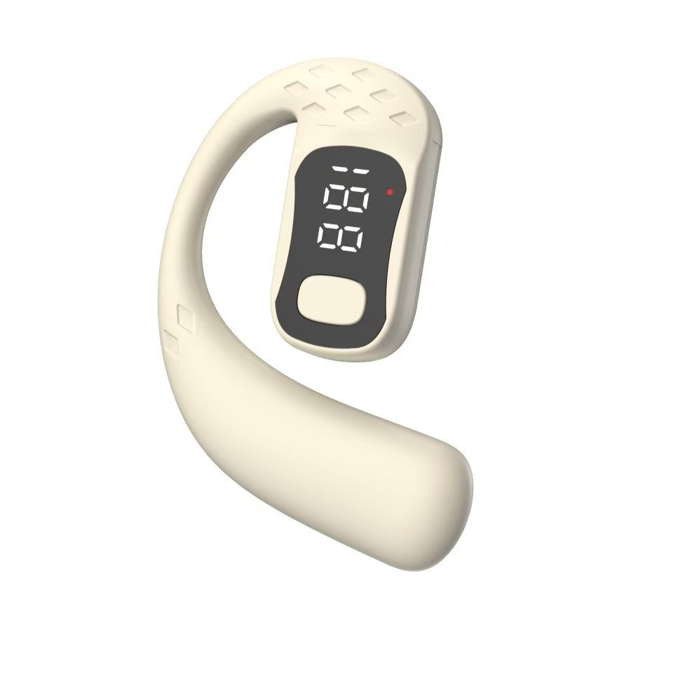 B01 Rotating left and right ear hook open-ear ultra-long battery life wireless Bluetooth earphone 5.4 e-sports low latency digital display