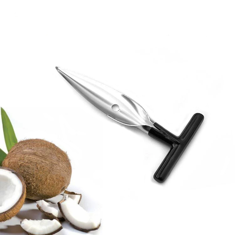 Stainless steel coconut opener coconut shovel coconut knife coconut punching tool coconut drill tool