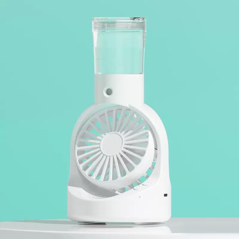 F3 Handheld Spray Fan Humidifying Cooling Portable USB Charging Student Outdoor Mini Fan