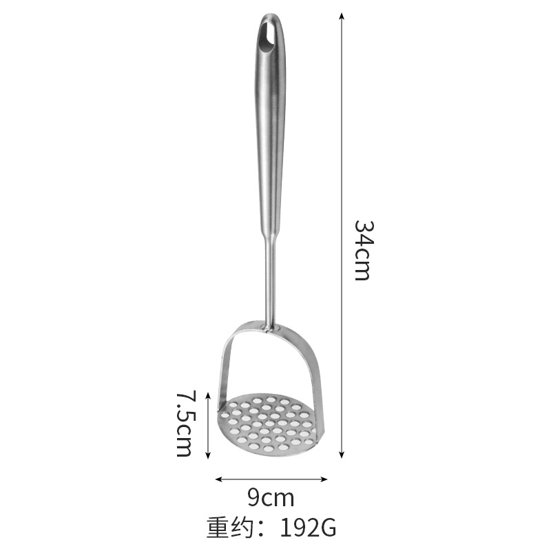 Kitchen tool, manual potato masher, household purple sweet potato masher, masher, baby food masher