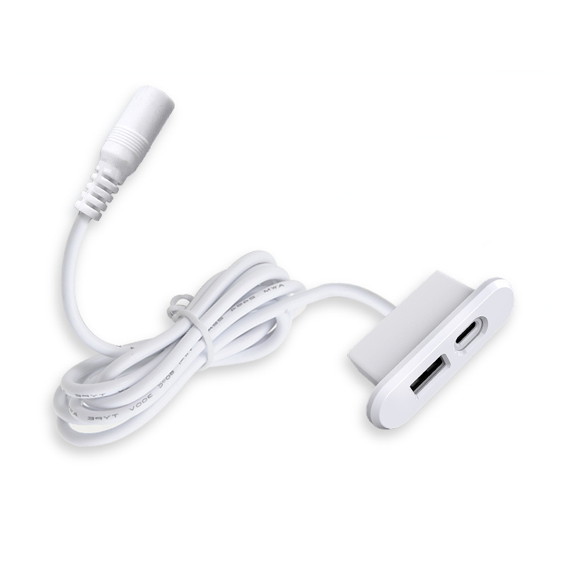 12V Embedded USB Charger TYPEC Coffee Table Sofa Bedside Table Concealed Furniture Mobile Phone Charger