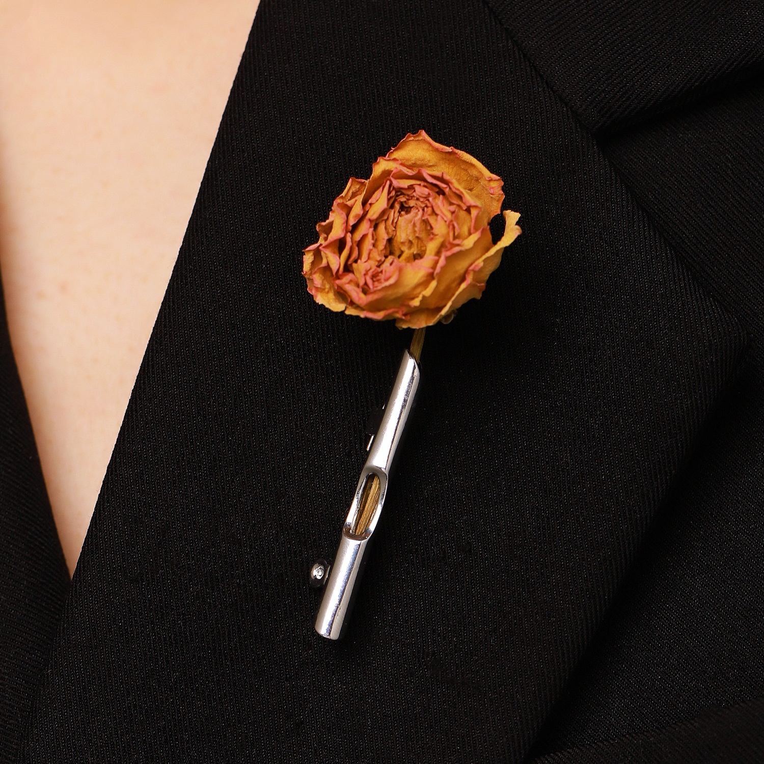 Flower Arrangement Brooch Small Fresh Pin Niche Unique Suit Corsage