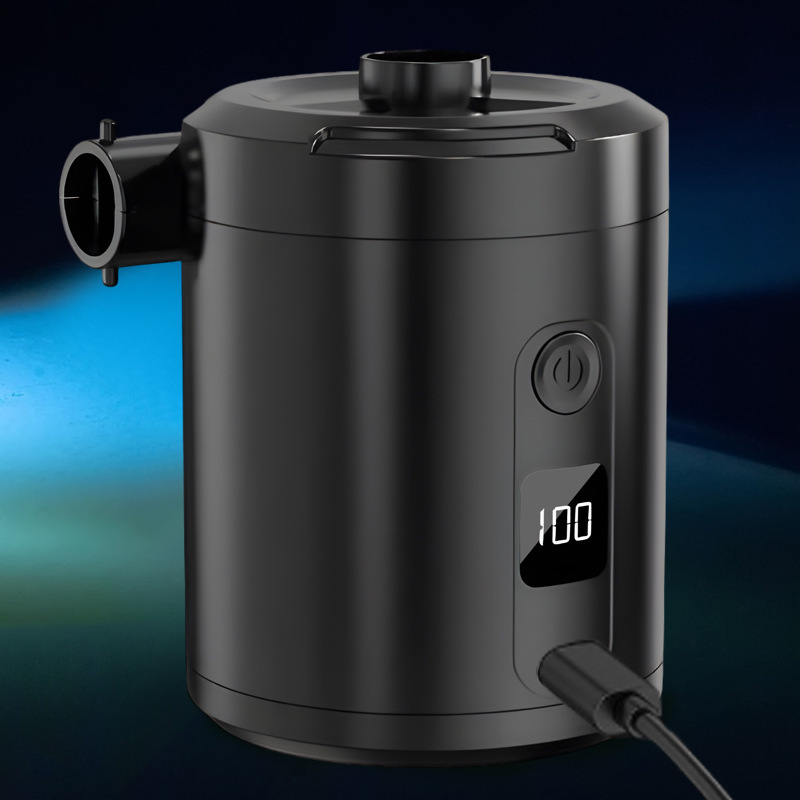 Outdoor camping wireless portable digital display air pump air mattress swimming ring home vacuum compression bag air extraction
