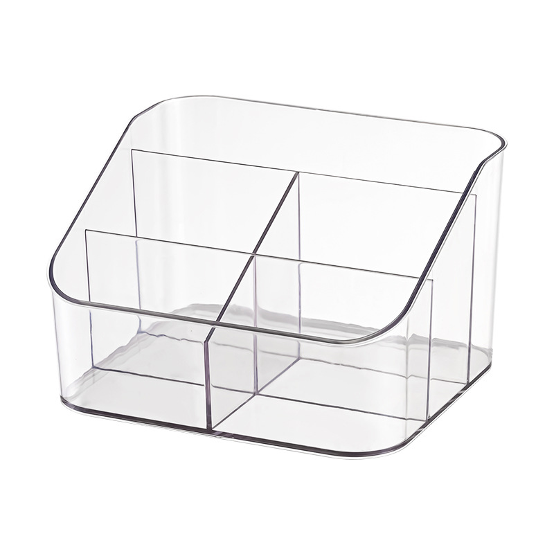 Desktop compartment storage box, cosmetic compartment storage, remote control stationery storage box