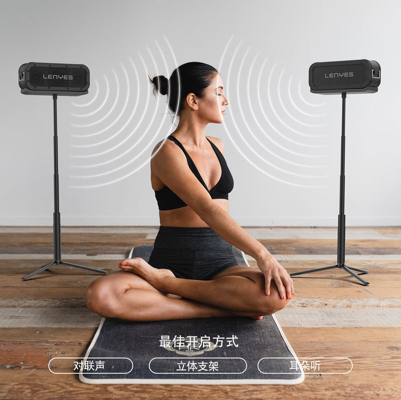 Cold Lion Bluetooth Speaker Outdoor 80W High Power Waterproof Heavy Bass Subwoofer IPX7 Waterproof Bluetooth Speaker