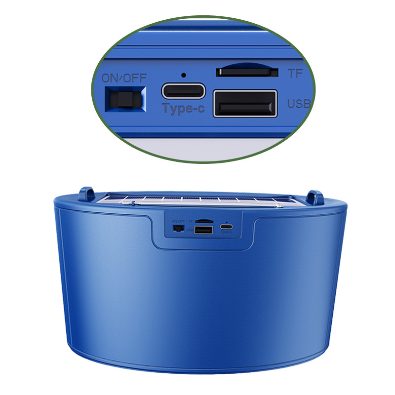 Portable Bluetooth Speaker Electronic Product Speaker Solar Radio with Bluetooth Audio