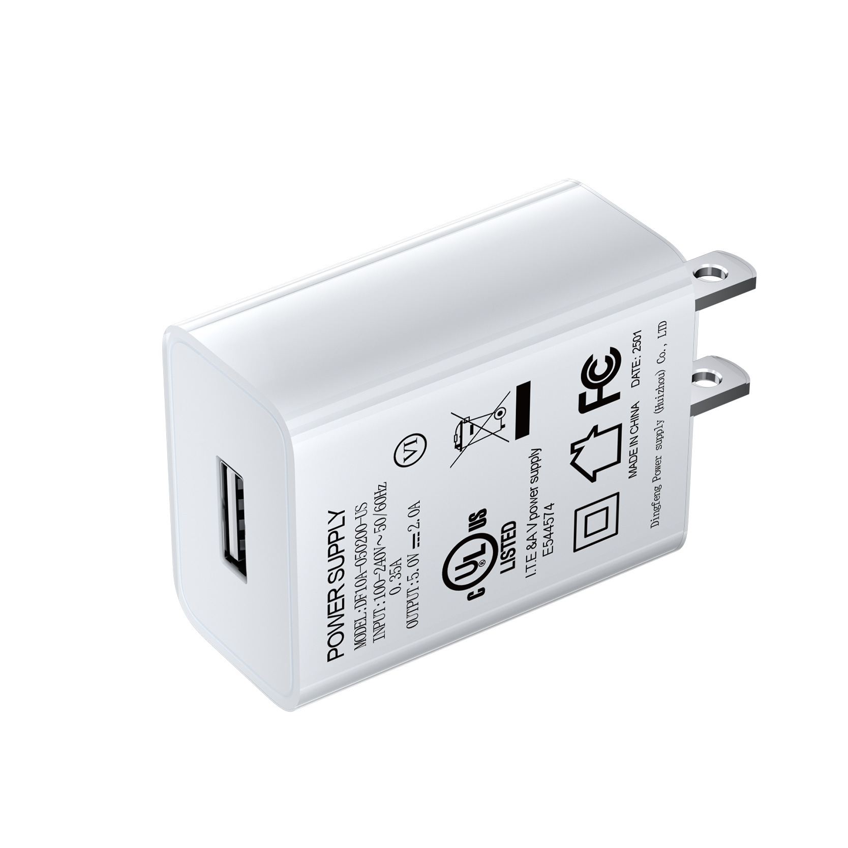 5V2A charger UL certified LED desk lamp small appliance USB charging head set-top box power adapter