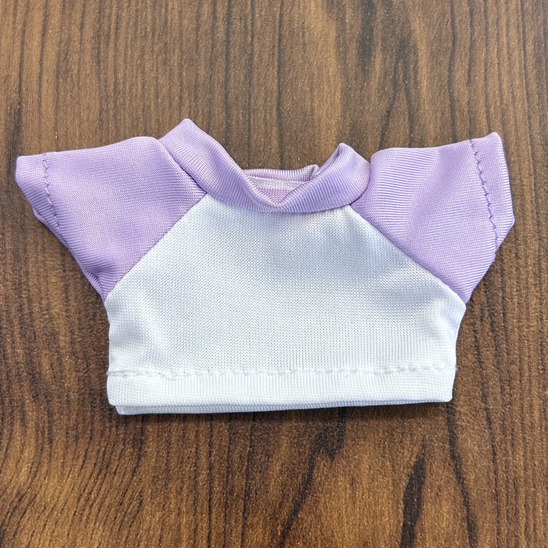 10cm cotton doll color block short sleeve T-shirt doll clothing 15cm ShellieMay kt Wallace and Gromit replaceable clothing wholesale